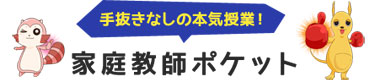 手抜きなしの本気授業！ 家庭教師ポケット（教育プロジェクト株式会社）